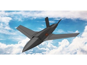 mq99 mq 58 aircraft drone fighterjet gaming jets uav video game 3d print model - Mito3D