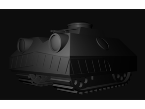 Dragão tanque Produção arte estilizado James vinculo tanques 3d print model - Mito3D