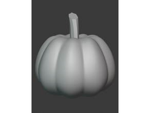 uncarved pumpkin stem autumn beginner decoration halloween 3d print model - Mito3D