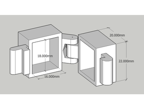 petit boîte 5 3d print model - Mito3D