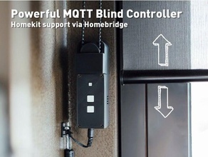 puissant tué aveugle manette stores homebridge homekit automatisation éloigné contrôle wemos d1 mini fenêtre 3d print model - Mito3D