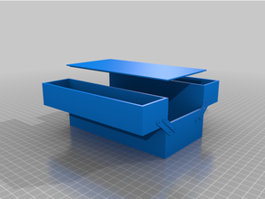cantilever 2 tier boîte multimètre 3d print model - Mito3D