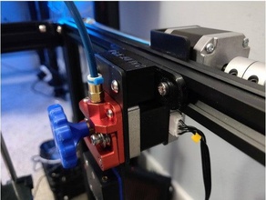 extended extruder mount ender 5-plus 2020 extrusion creality 5 extension 3d print model - Mito3D