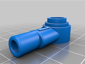 hoselink válvula palanca manguera conector 3d print model - Mito3D