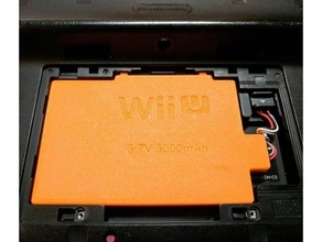 wii Batterie Fall Mantel Lipo Nintendo Wii 3d print model - Mito3D