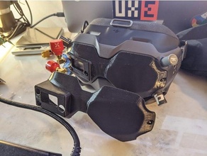 profile dji fpv rapidfire mod adapter analog drone drones faceplate module 3d print model - Mito3D