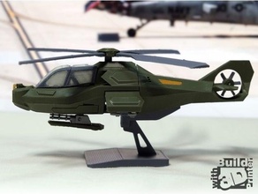 furtividade helicóptero aeronave apache comanche 3d print model - Mito3D
