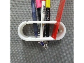 pencil case 3dprinter pencil pencil case pencil holder withfil  3d print model - Mito3D
