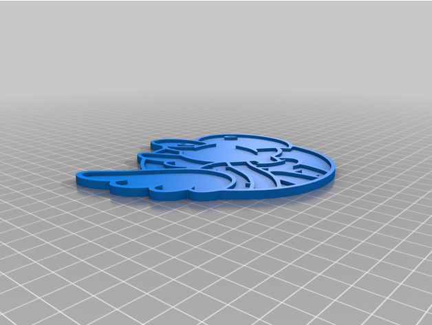 badge koopa rouge 3D print model - Mito3D