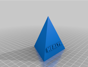 health pyramid 3d print model - Mito3D
