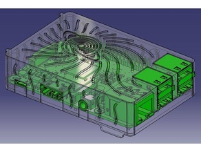 raspberri pi3 caso funda recinto frambuesa pi 3 3d print model - Mito3D