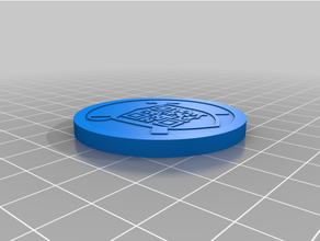 small copper coin 2020 qr code 3d print model - Mito3D