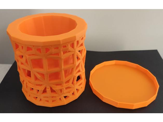 geometrico pianta pentola ritagliare vaso fiori fiore vasi gratuito titolare supporto arredamento fioriera semplice 3D print model - Mito3D