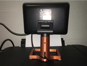 hp pos USB 7 monitor estante soporte pulgada pantalla pasta dental 3d print model - Mito3D