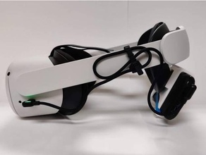 Oculus arayış 2 seçkinler kayış pil caddy 3d print model - Mito3D