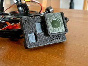 betafpv naked gopro 8 case moded camera butter filter holder 3d print model - Mito3D