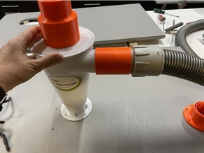 duscommander festool hose connector vacuum adapter 3d print model - Mito3D