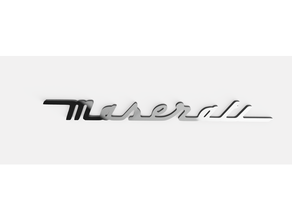 Maserati araba logo işaret mıknatıs seçimler e 40 hiphop 3d print model - Mito3D