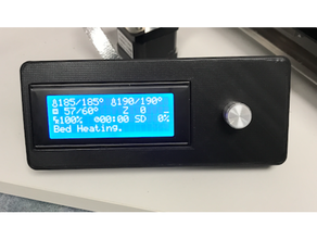lcd realocação caixa zonestar p802qr2 botão 3d print model - Mito3D