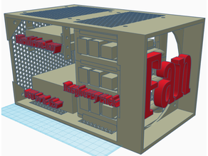 picase rack raspberry pi case 3d print model - Mito3D