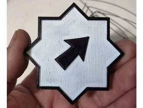 magic arrow puzzle trick 3d print model - Mito3D