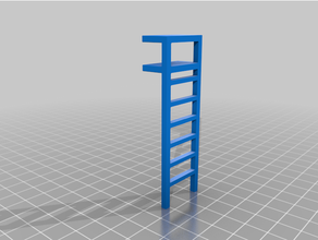 ikea lustigt shelf ladder 3d print model - Mito3D