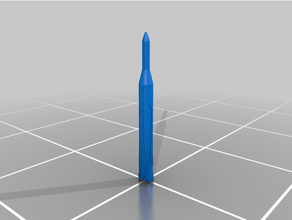 vector modelo cohete 3d print model - Mito3D