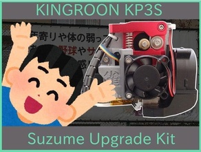 kingroon kp3s suzume upgrade kit 4010+4020 5015 +bltouch mgn12 3d print model - Mito3D