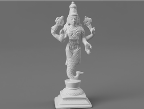 avatar Vishnu Matsya peixe divino Deus hindu hinduísmo encarnação Índia indiano 3d print model - Mito3D