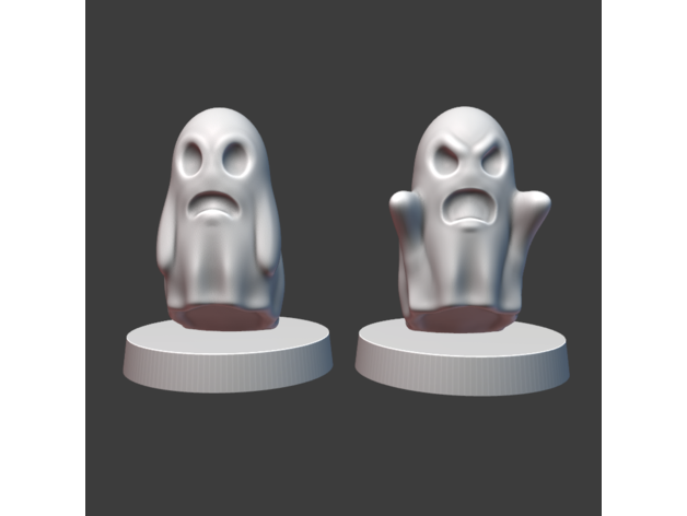 sheet ghosts 3D print model - Mito3D