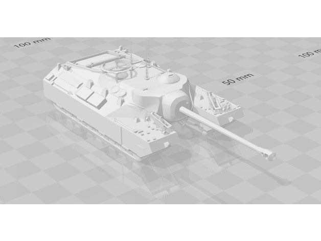t95 tanque vehículo guerra 3D print model - Mito3D