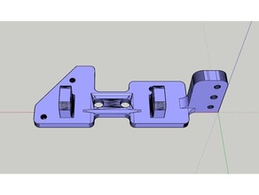 ender 3v2 fang plate bltouch 3d print model - Mito3D
