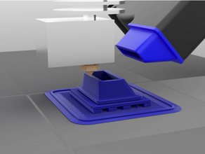 Gebläse Ventilator Düse Extruder Leitung Prusa mk3 3d print model - Mito3D