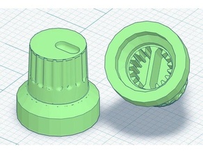 volume botão codificador botões potenciômetro 3d print model - Mito3D