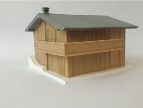 house coin bank 3d print model - Mito3D