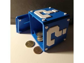 mario cerdito banco imprimible dinero hucha 3d print model - Mito3D