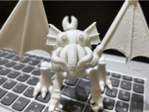 klicket kthulhu - eldritch cute baby elder god cthulhu horror poseable 3d print model - Mito3D