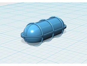 vita zattera barca salvataggio 3d print model - Mito3D