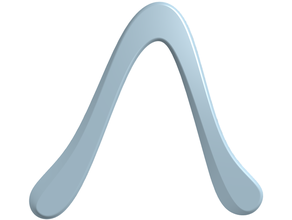 stretto vee forma boomerang 3d print model - Mito3D