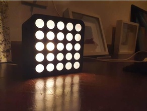 cubo luminária 3d print model - Mito3D
