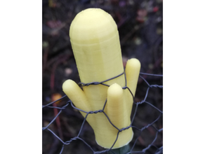 catus fence pole colido gardening hen hens 3d print model - Mito3D