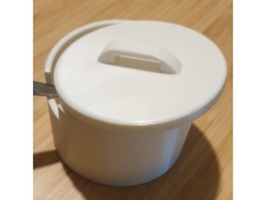 sugar bowl 3d print model - Mito3D
