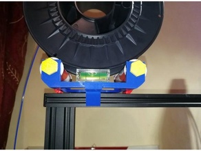 universel filament bobine titulaire soutien ender 3 bar 3d print model - Mito3D