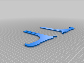 simple plate stand 3d print model - Mito3D