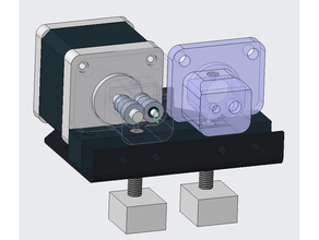 çift sürücü direkt ekstrüder i3prob i3proc bmg Yükselt gerekli 3d print model - Mito3D