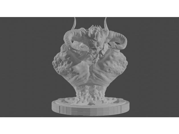 diablo Seigneur terreur buste 3D print model - Mito3D