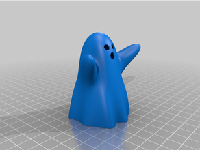 3dbh ghost 3dbear halloween 3d print model - Mito3D