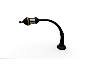 seletti street lamp art blow design italian shade light 3d print model - Mito3D