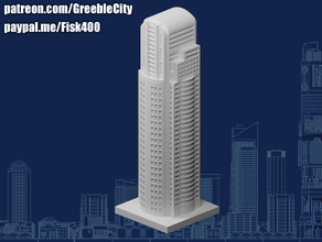 Greeblecity ajedrez edificio 3d print model - Mito3D