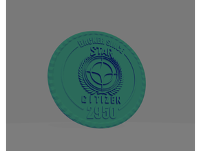 star citizen backer challenge coins starcitizen 3d print model - Mito3D